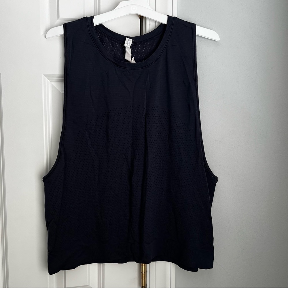 Navy lululemon tank top
